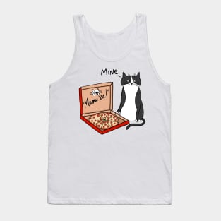 The Cat Took The Pizza Tank Top